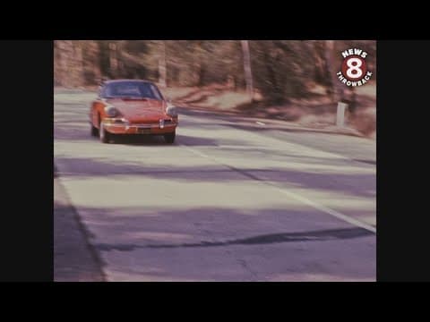 Hot rods on an empty Pomerado Road San Diego November 1966