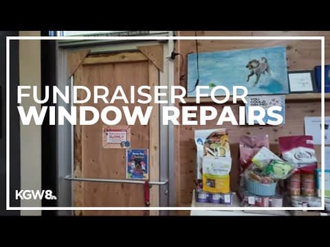 Portland business holding fundraiser to replace broken window