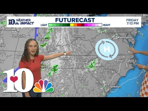 Mini meteorologist Quinn gives the weekend forecast