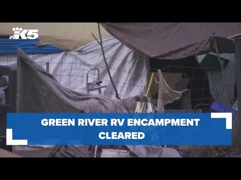 Green River RV encampment cleared because of hazards, officials say