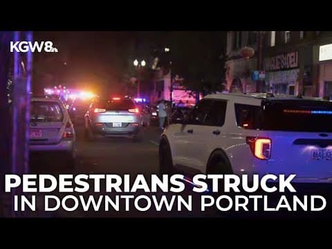 Driver hits 4 pedestrians after fight in Portland's Old Town neighborhood, faces DUII charges