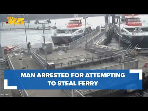 Man arrested for attempting to steal Kitsap fast ferry