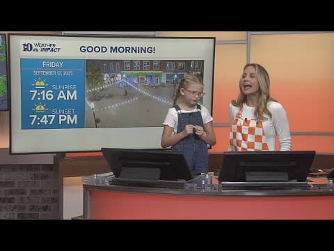 Meet our mini meteorologist Emma