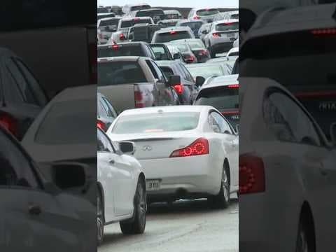 Multiple vehicle crash with injuries caused major delays on bridge to New Orleans.