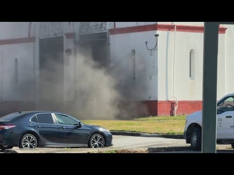 New Orleans Firefighters respond to fire at SWBNO Sewer Pump Station