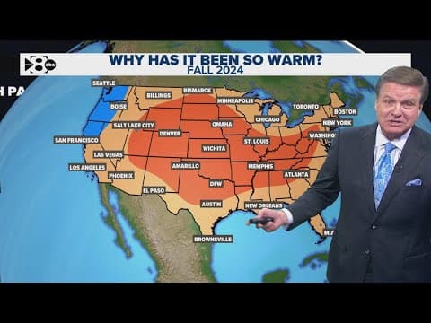DFW Weather: It's been a warm fall for most of the U.S., dry warm days ahead in North Texas
