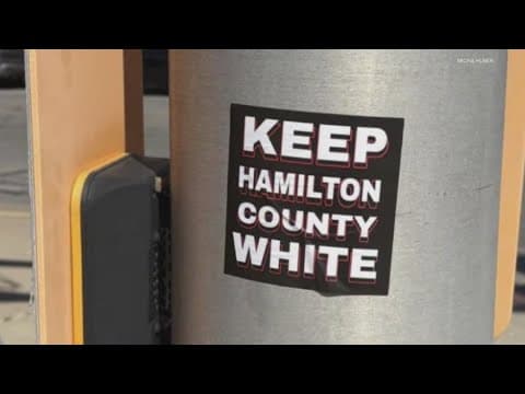 Racist stickers placed on Noblesville light poles