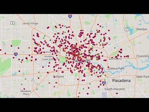 Hundreds of 311 calls for service made in Houston following severe storms