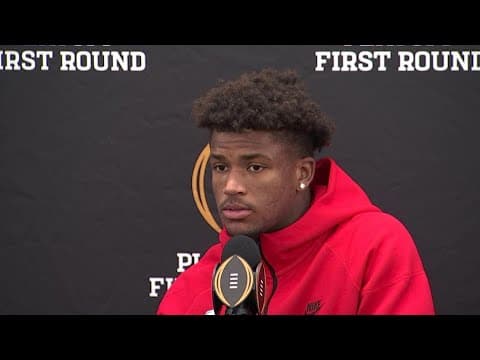 Caleb Downs pregame press conference: Ohio State vs. Tennessee | College Football Playoff