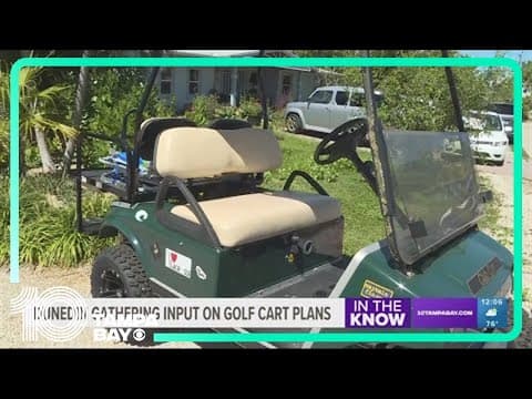 Dunedin gathering input on golf cart plans