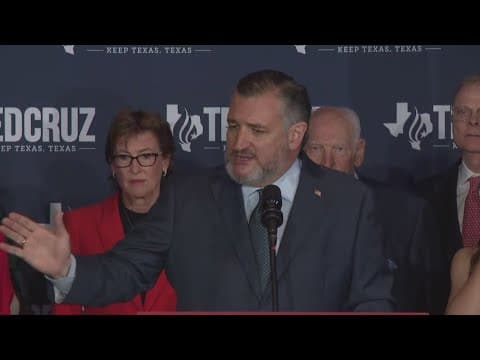 Sen. Ted Cruz to supporters on Election Night: 'I will fight for you'