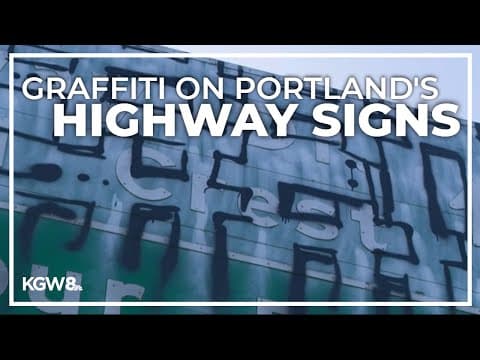 Uptick in graffiti along Portland highways due to lack of state cleaning fund