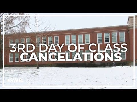Portland Public Schools forced to cancel class for 3rd day