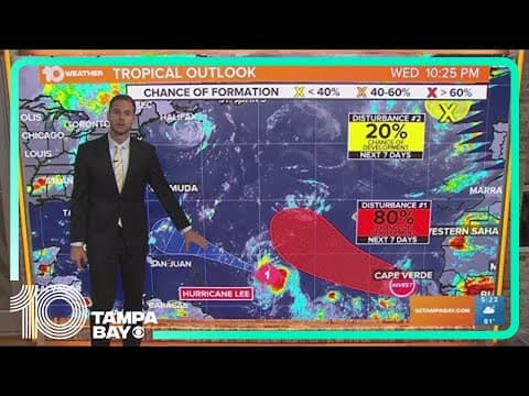 Tracking the Tropics: Hurricane Lee still forecast to become Category 4 storm | 5 a.m. Thursday
