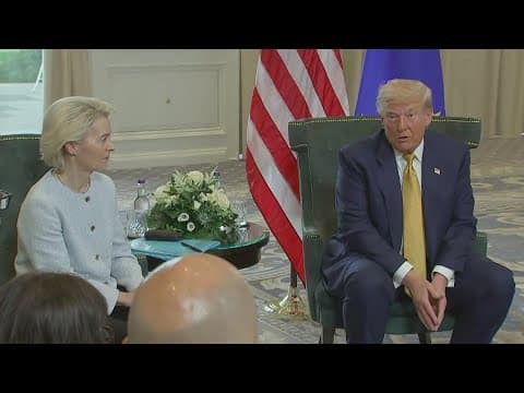 President Trump announces possible trade deal with EU