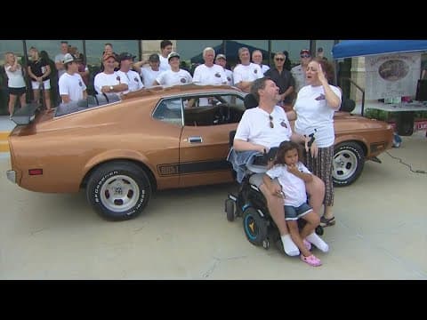 Friends of more than 35 years restore classic car for man with ALS