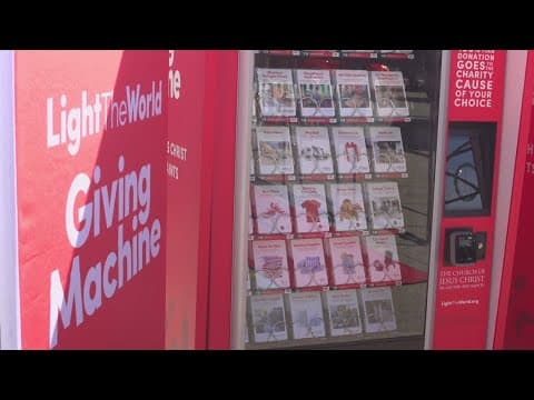 The Giving Machine allows you to give gifts to those in need this holiday season