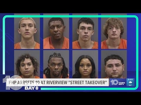10 people, including 2 teens, charged with street racing in Riverview neighborhood