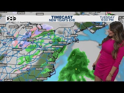 Bad weather will move through the East Coast this holiday