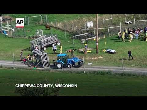 Wagon rolls over at Wisconsin apple orchard injuring about 25 children and adults