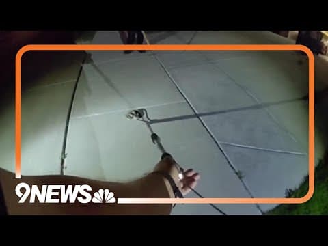 Body worn camera: Commerce City Police officer wrangles rattlesnake
