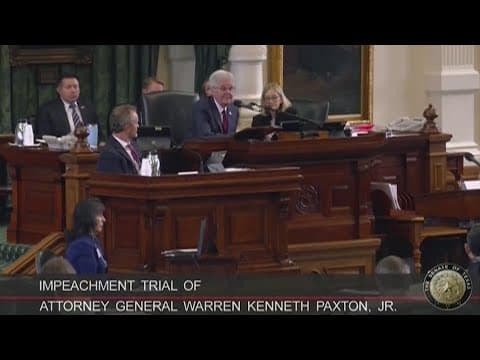 Ken Paxton's defense team asks senators to end impeachment trial