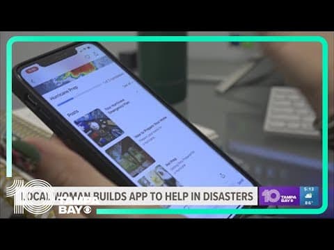 Sarasota woman builds 'Local Relief' app to help with disasters