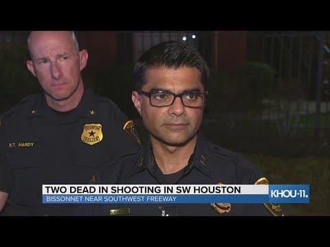 HPD update on two people who were shot and killed in southwest Houston