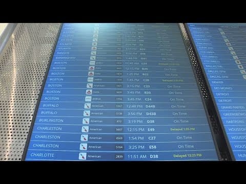 Ground delays in effect at DCA due to staffing shortages