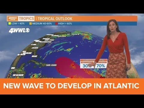 Monday noon tropical update: New tropical wave may develop in Atlantic