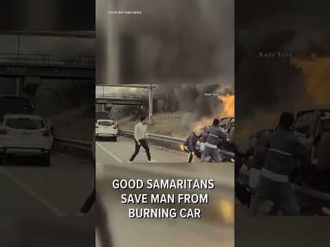 Good Samaritan rescue on I-94