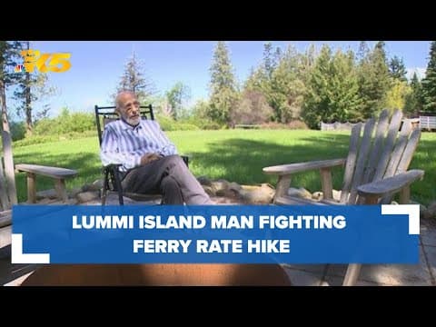 Lummi Island man fights ferry rate hike