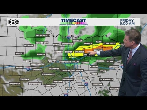 DFW Weather: When will the unsettled weather pattern calm down?