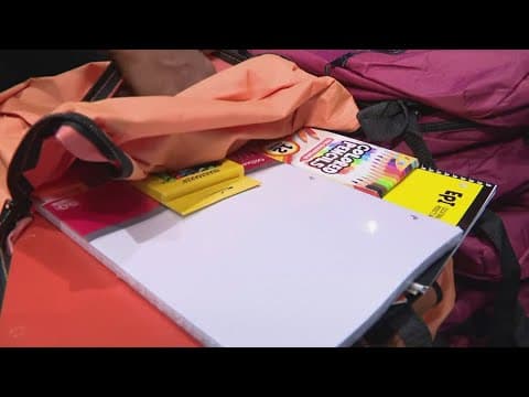 About 700 students get free school supplies as first day of class approaches
