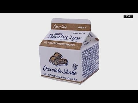 Supplemental shakes recalled due to listeria outbreak