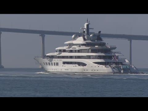Russian superyacht spotted cruising around San Diego Bay as taxpayer costs mount