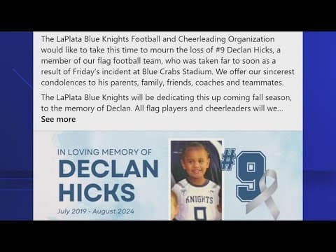 A five-year-old boy died after a bounce house tragedy at the Blue Crabs Stadium