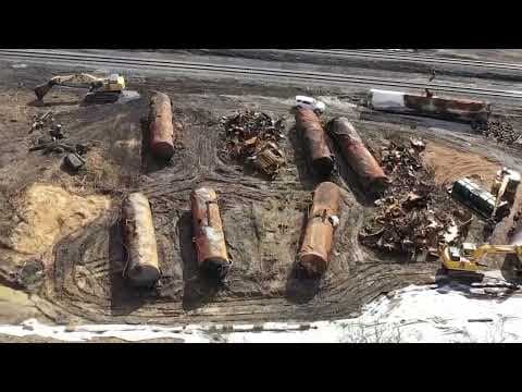 Residents react to government findings on cause and response in Ohio train derailment