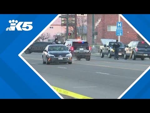 Fatal car into pedestrian collision causes closure of Everett street