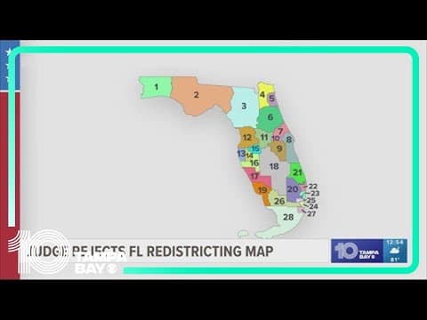 DeSantis' redistricting map in Florida is unconstitutional and must be redrawn, judge says
