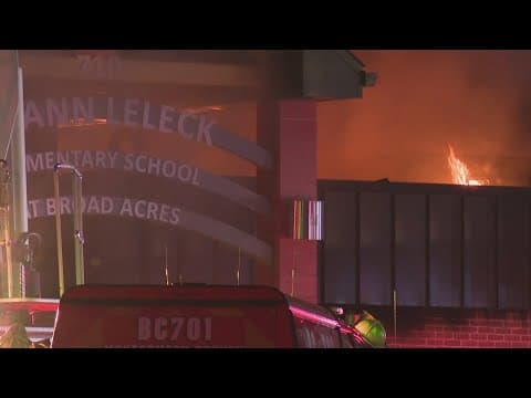 Fire at JoAnn Leleck Elementary School contained