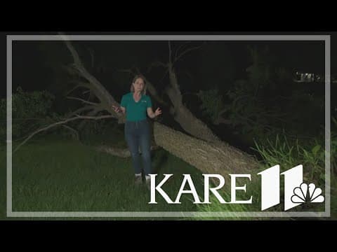Rising water on the Mississippi River in St. Paul