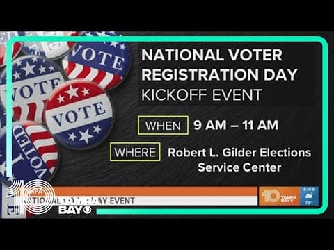 National Voter Day brings registration day events in Tampa