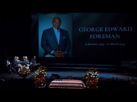 Remembering George Foreman | Memorial service held in Houston