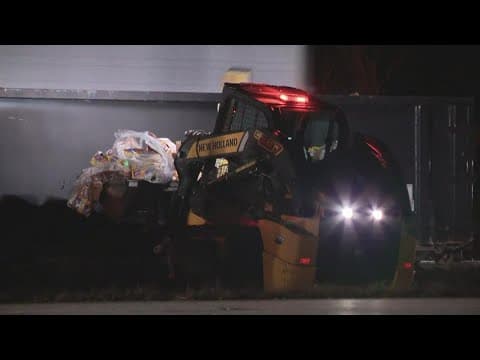 2 injured when semi-truck carrying juice boxes tips over on I-70 E near Kirkersville