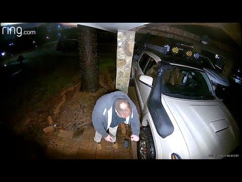 Caught on video: Man slashes tires parked outside Deer Park home