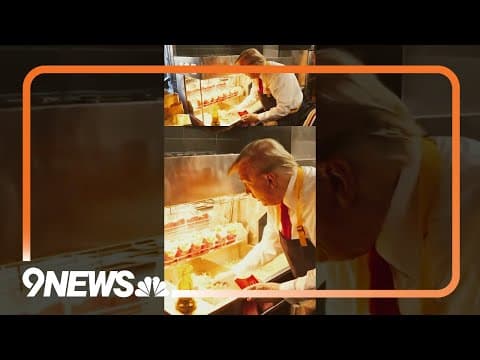 McDonald’s worker teaches Trump how to cook fries