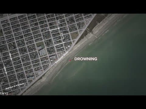 Houston man drowns while swimming off Galveston beach