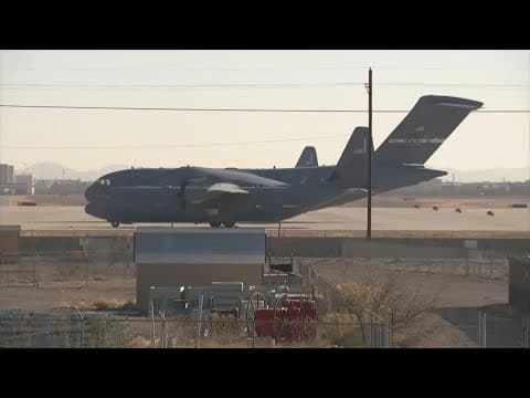 Active duty troops stationed along U.S. border