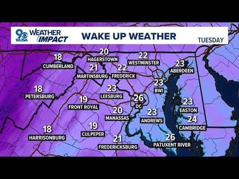 DMV Morning Forecast for Jan. 14, 2025 | Arctic chill back in the DMV Tuesday